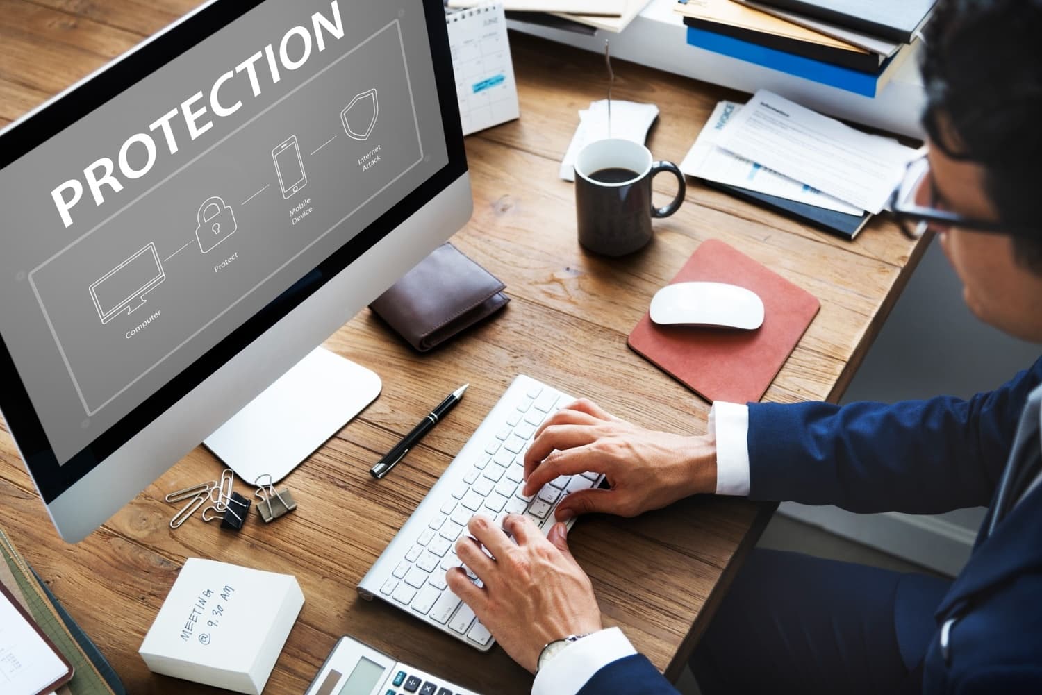 Photo representing secure, compliant health data protection